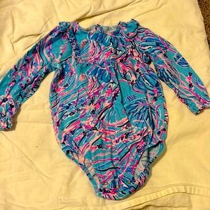 Lilly Pulitzer Baby Long Sleeve Onesie